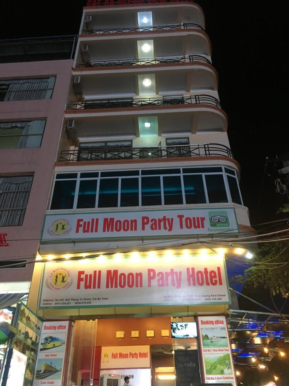 Full Moon Party Hotel Hai Phong Bagian luar foto