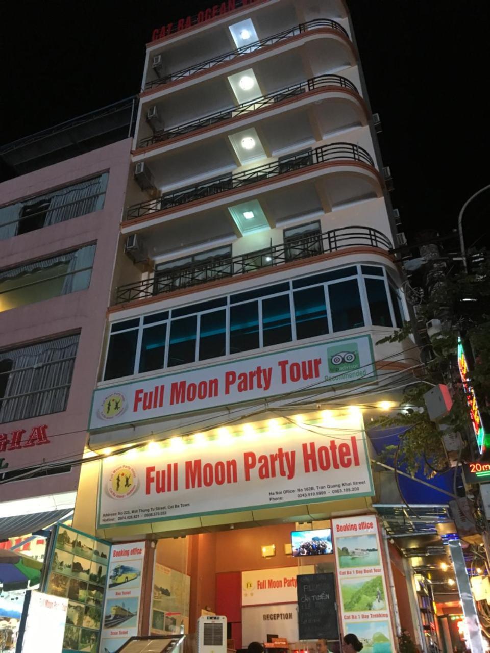 Full Moon Party Hotel Hai Phong Bagian luar foto