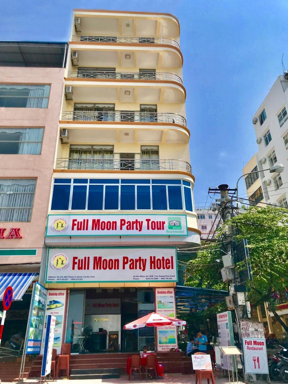 Full Moon Party Hotel Hai Phong Bagian luar foto